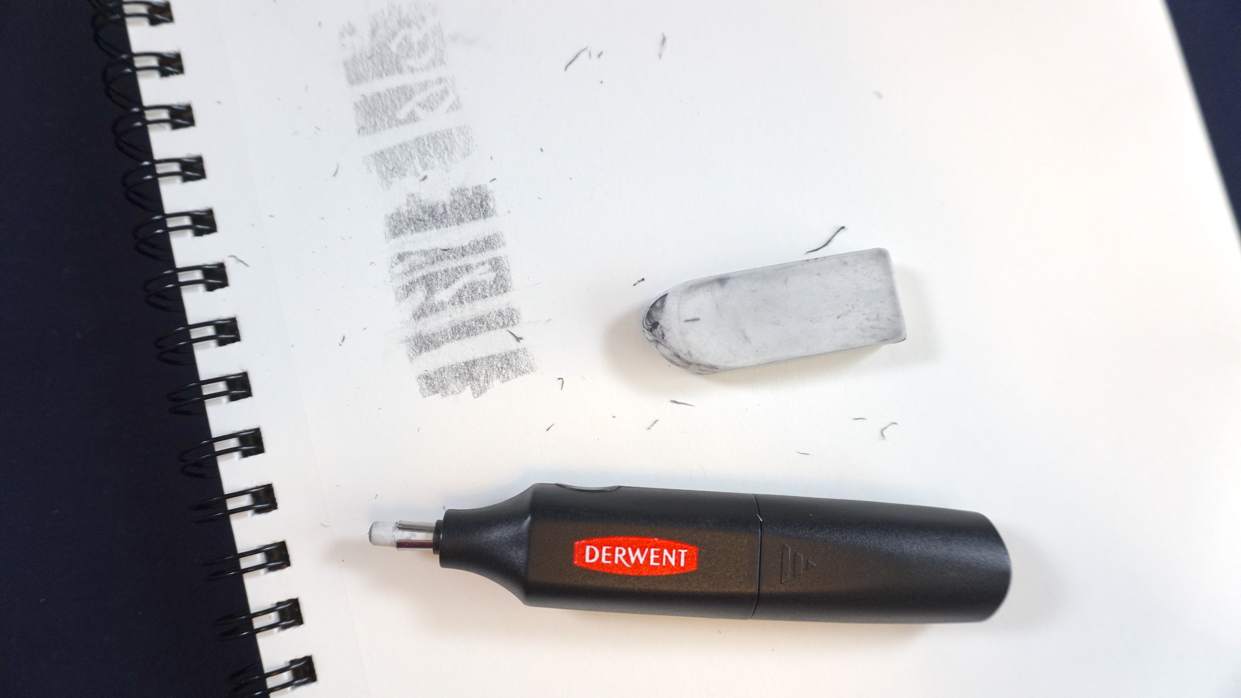 How to use the Derwent Electric Pencil Eraser 