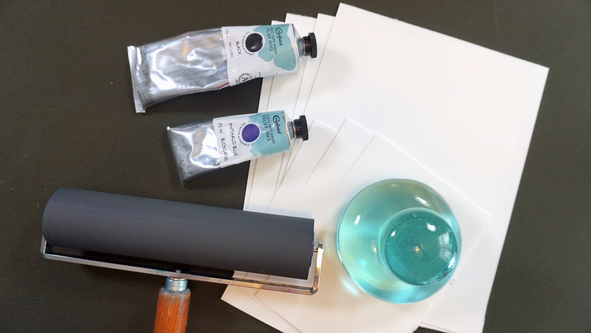 Pro tools for any linocut artist › The Weekend Beckons