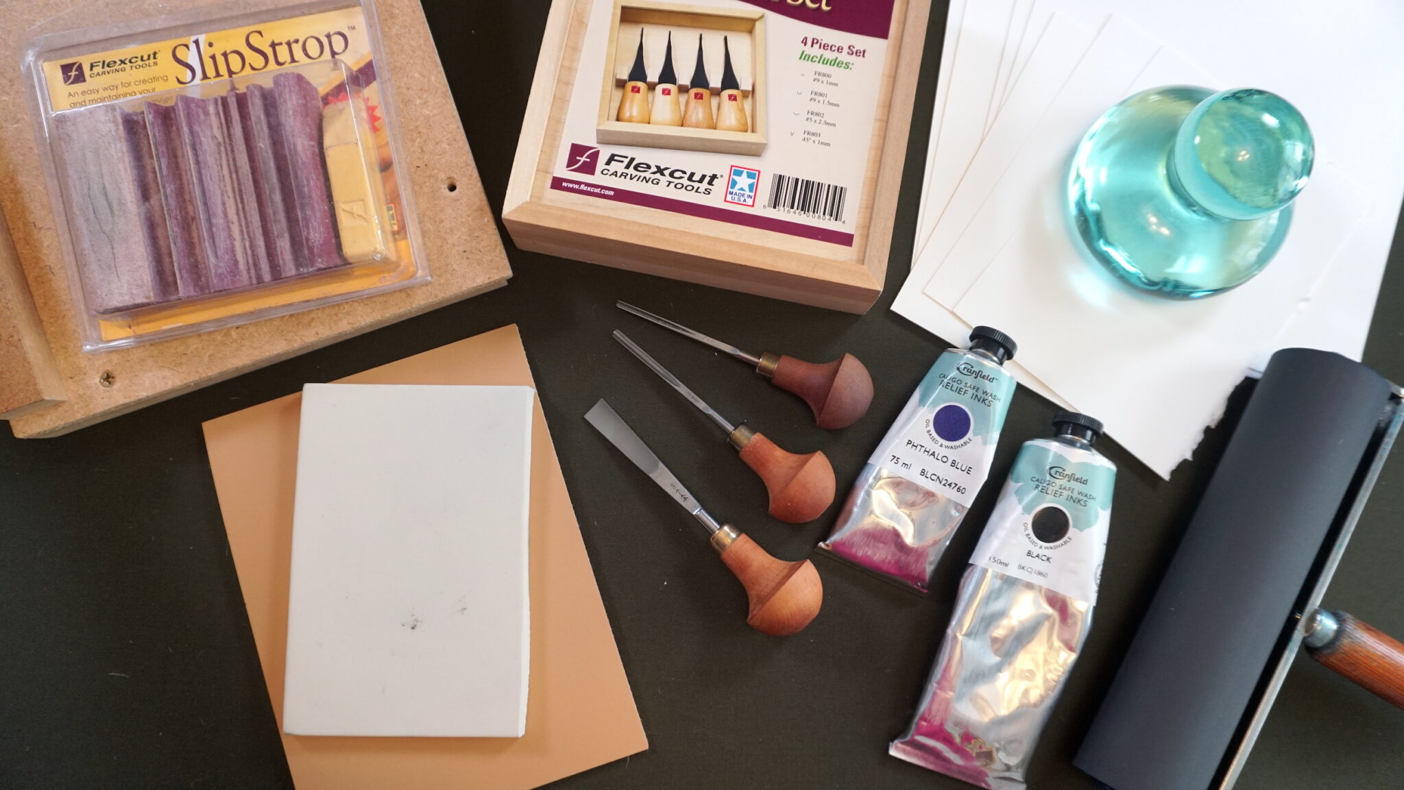 Pro tools for any linocut artist › The Weekend Beckons